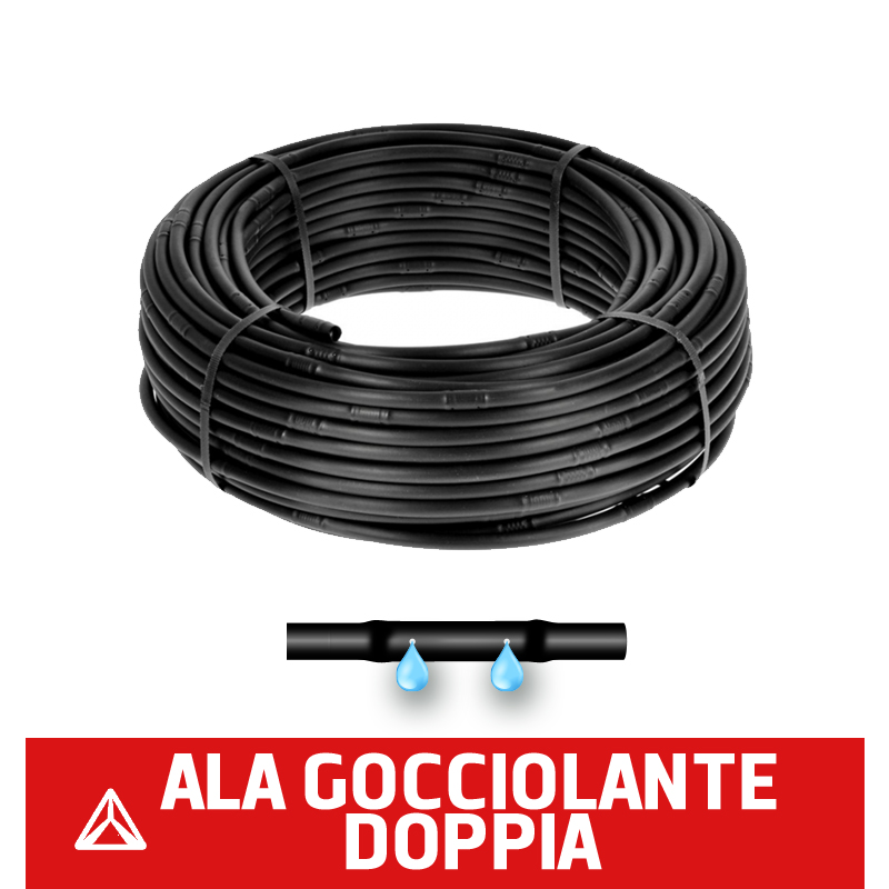 Ala gocciolante doppia